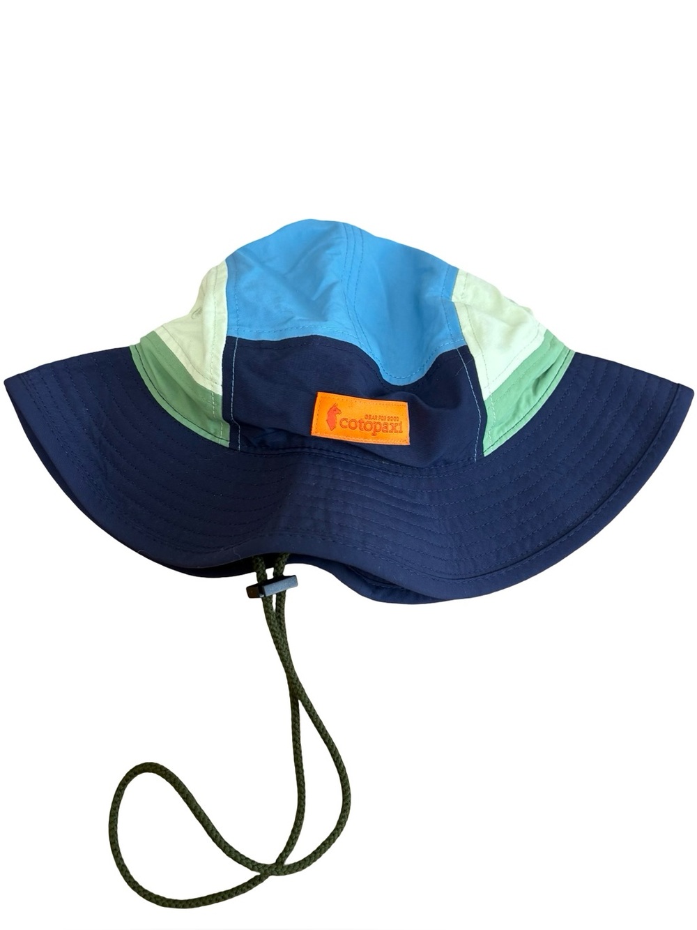 Cotopaxi Tech Bucket Hat vibrant Colorblock Chin Cord Unisex one Size